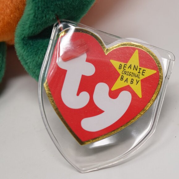 2 Ty 2001 Haunt 1998 Pumkin Beanie Baby Halloween Bear Pumpkin Stuffed Animal - Picture 14 of 16